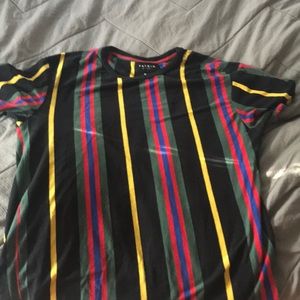 rainbow striped packing tee
